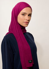 Rabia Z - Penye Koyu Vişne Şal